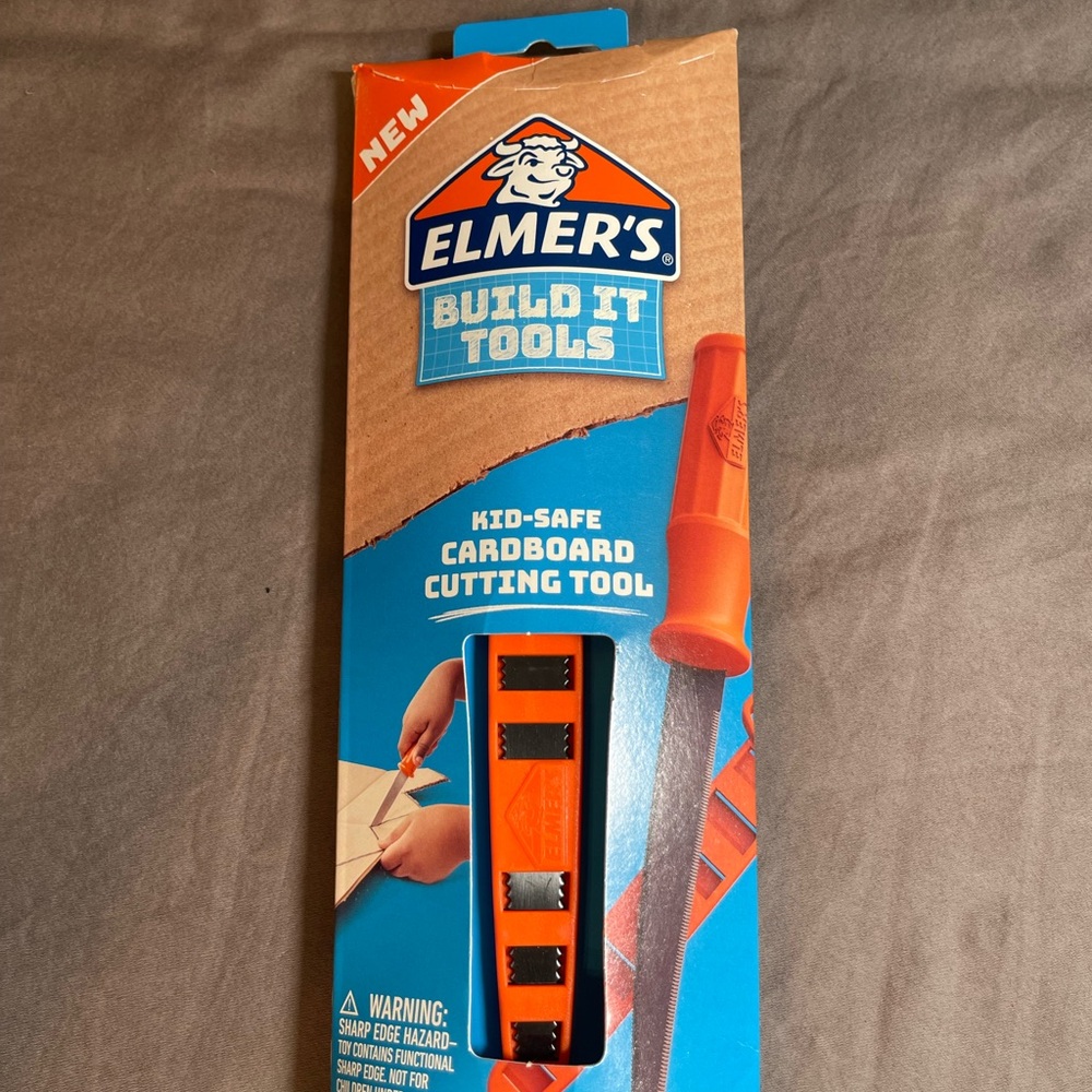 New Elmer's Build It Tools Cardboard Cutting Tool STEM Building Kid-Safe Saw